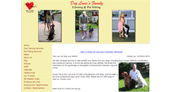 Desktop Screenshot of dogloverspetservices.com